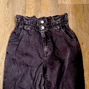 Black pacsun mom jeans size 26